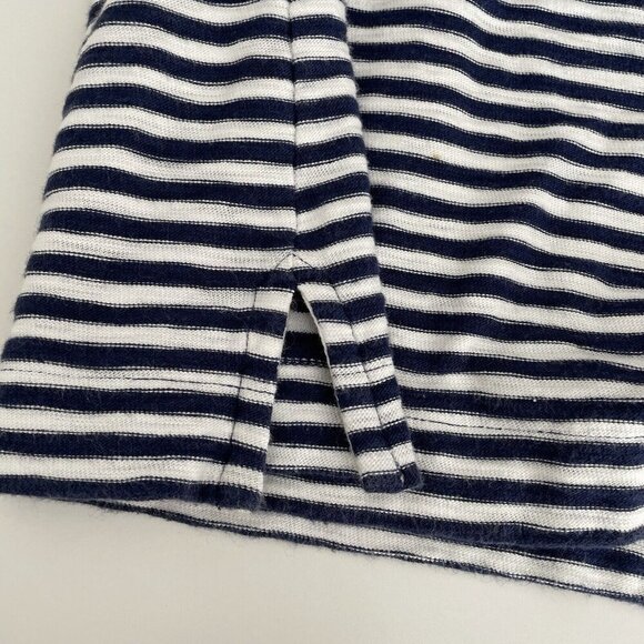 Vineyard Vines Nautical T-Shirt Dress White Navy Blue Stripe Size XXS Preppy - Picture 8 of 9